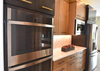 Modern Kitchen - View from double ovens