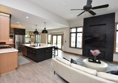 Modern Kitchen - View of kitchen from living area