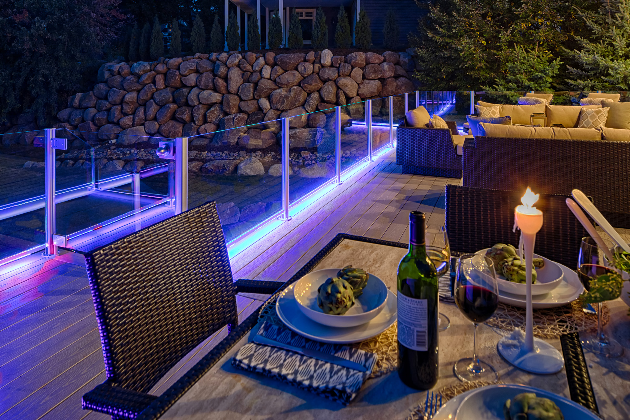 Glam Outdoor Living - Illuminated Deck