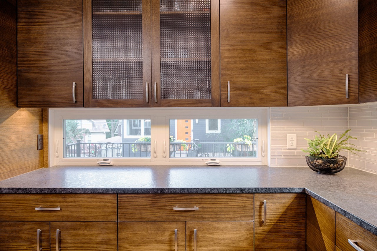 Midcentury Makeover - Kitchen - Custom cabinetry & countertops