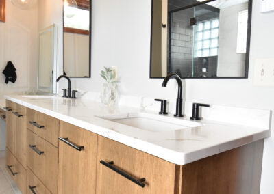 Modern Living - Master Bath - Double vanity