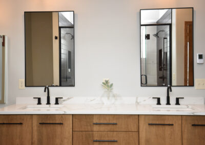 Modern Living - Master Bath - Double vanity